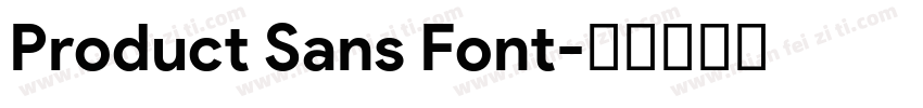 Product Sans Font字体转换